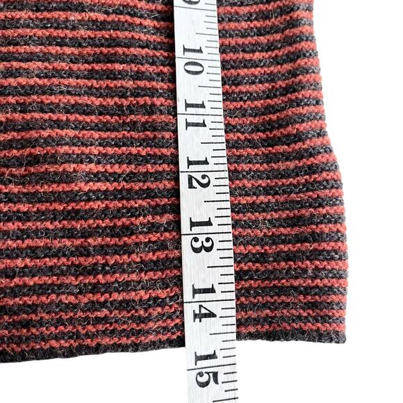 Babe & Tess boys alpaca blend grey burnt orange stripe sweater size 3 - Picture 7 of 7